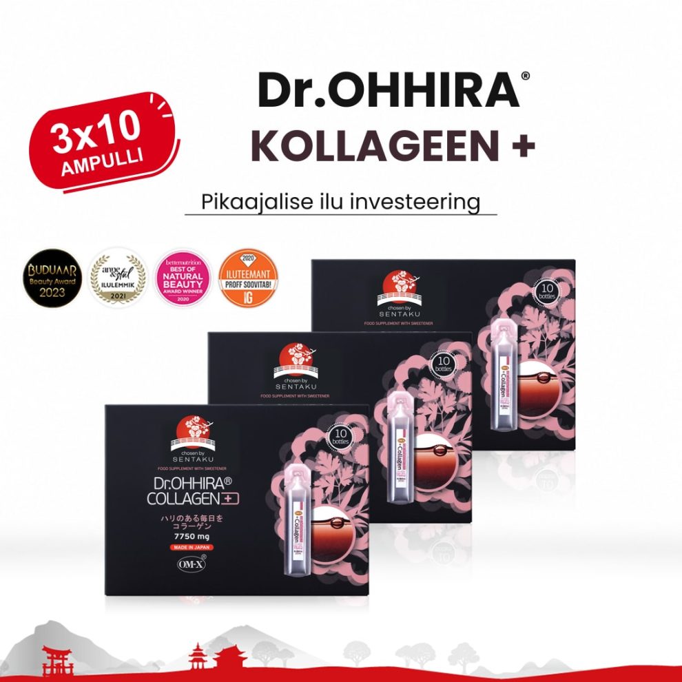 Dr.OHHIRA® KOLLAGEEN + 3 x 10 ampulli