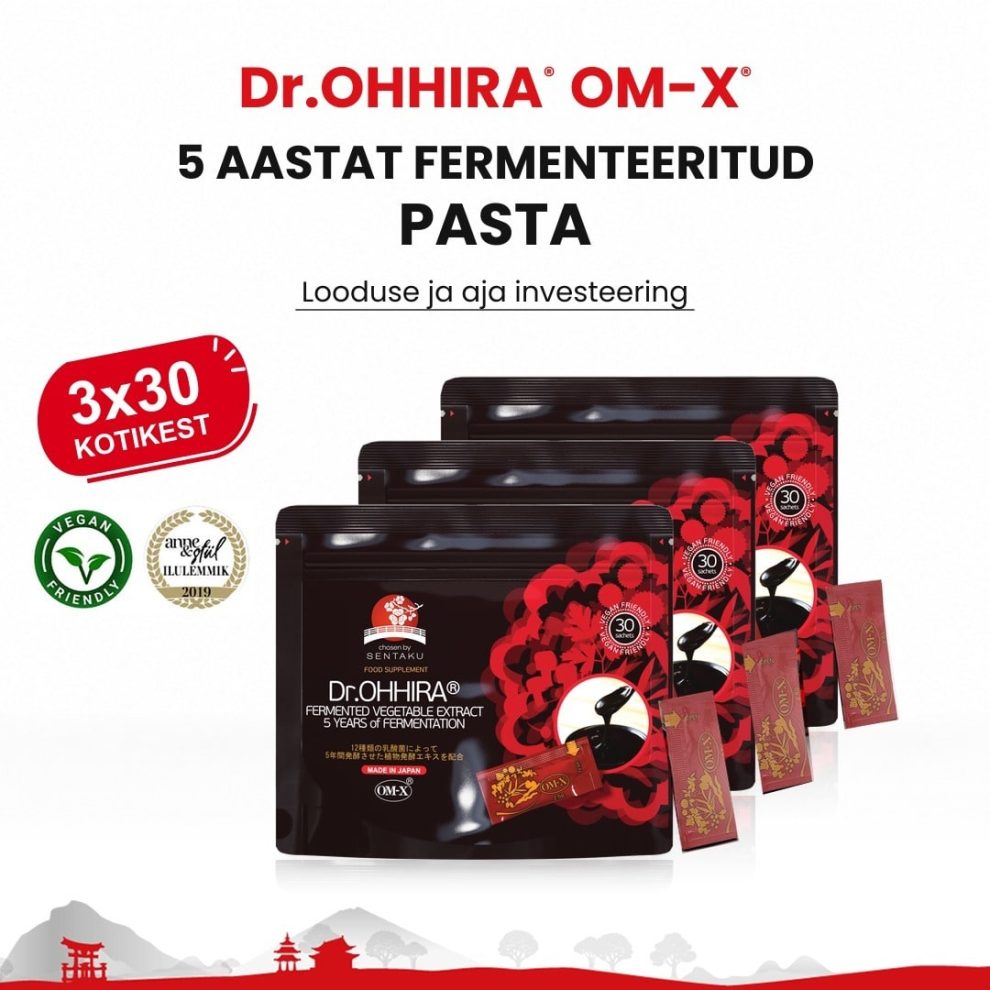 Dr.OHHIRA® OM-X® PASTA 3 x 30 kotikest