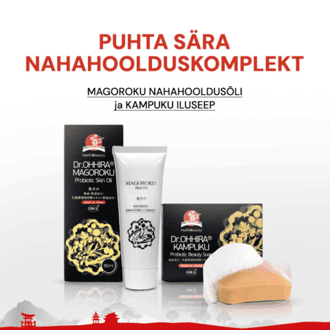 Nahahoolduskomplekt: Dr.OHHIRA® MAGOROKU NAHAHOOLDUSÕLI ja KAMPUKU ILUSEEP