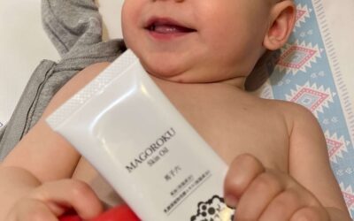 Детский дерматит — масло для кожи Magoroku помогает!