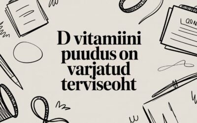 D vitamiini puudus on varjatud terviseoht: probleem ja lahendus