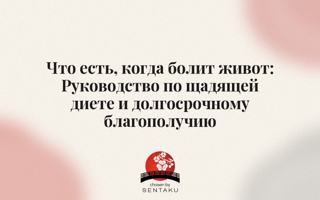 Что есть, когда болит живот: Руководство по щадящей диете и долгосрочному благополучию