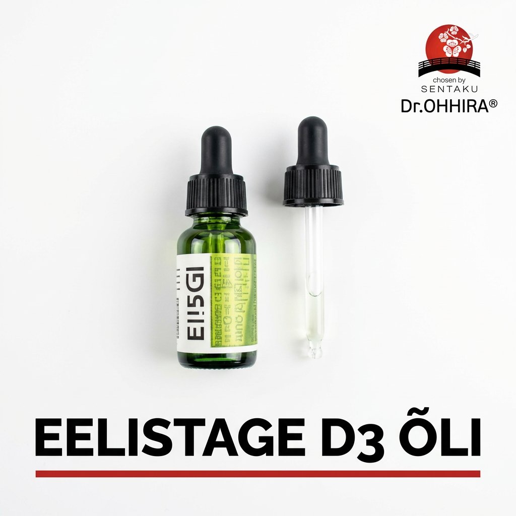 Зеленый флакон с пипеткой и этикеткой SIGN UP D3 OIL и отдельная стеклянная пипетка на белом фоне.