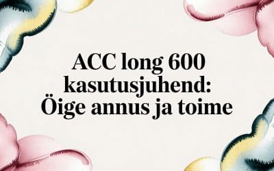 ACC Long 600 kasutusjuhend: õige annus ja toime
