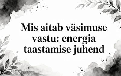 Mis aitab väsimuse vastu: energia taastamise juhend