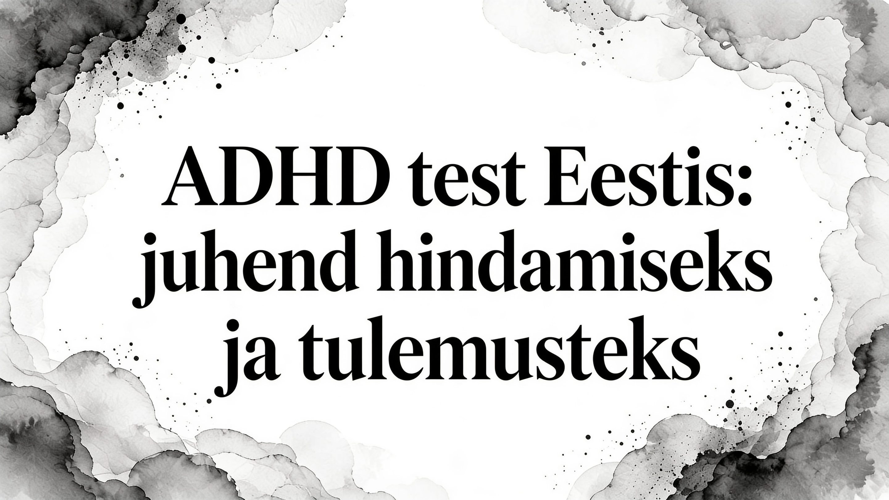 Tööpäev venib, sest tähelepanu katkeb iga paari minuti järel. Koolilapse kodused tööd võtavad terve õhtu, kuigi ülesanded ise pole pikad. Või märkad täiskasvanu