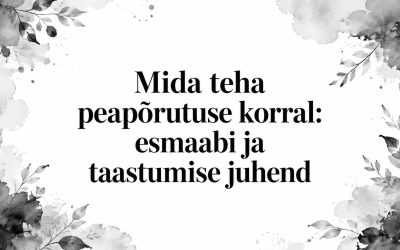 Mida teha peapõrutuse korral: esmaabi ja taastumise juhend