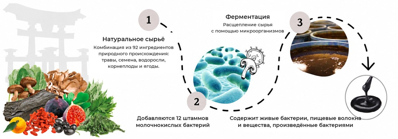 Процесс производства пищевых добавок Dr.OHHIRA® с молочнокислыми бактериями