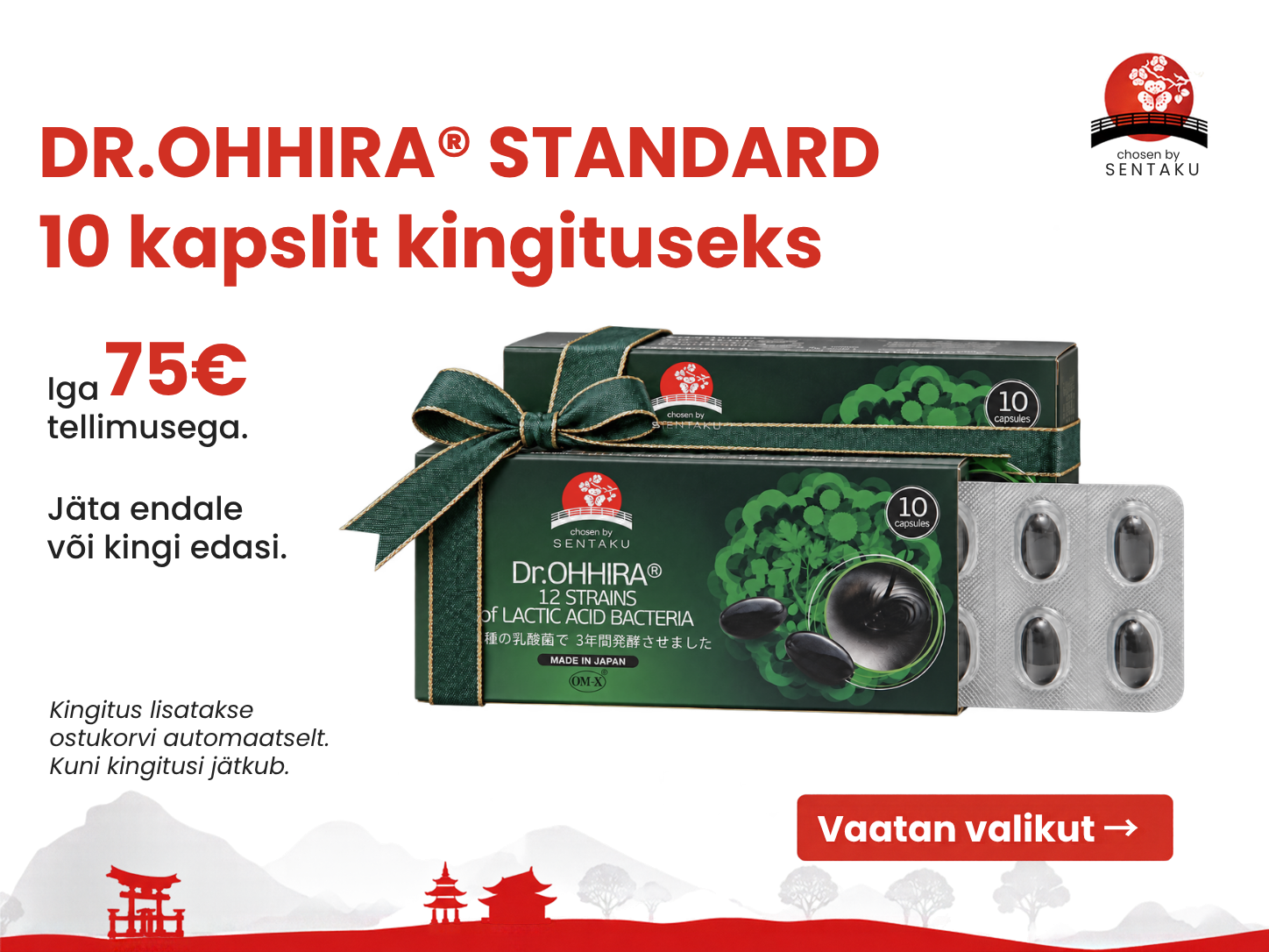 STANDARD 3-AASTANE RETSEPT 12 SORDI ELUSBAKTERITEGA