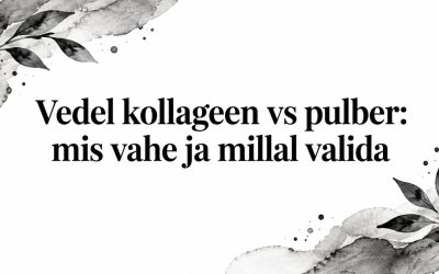 Vedel kollageen vs pulber: mis vahe ja millal valida