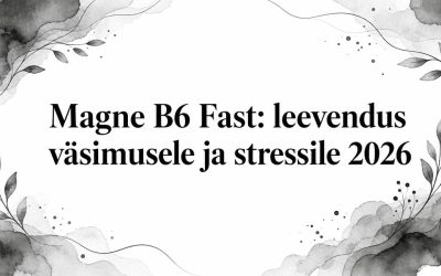 Magne B6 Fast: leevendus väsimusele ja stressile 2026