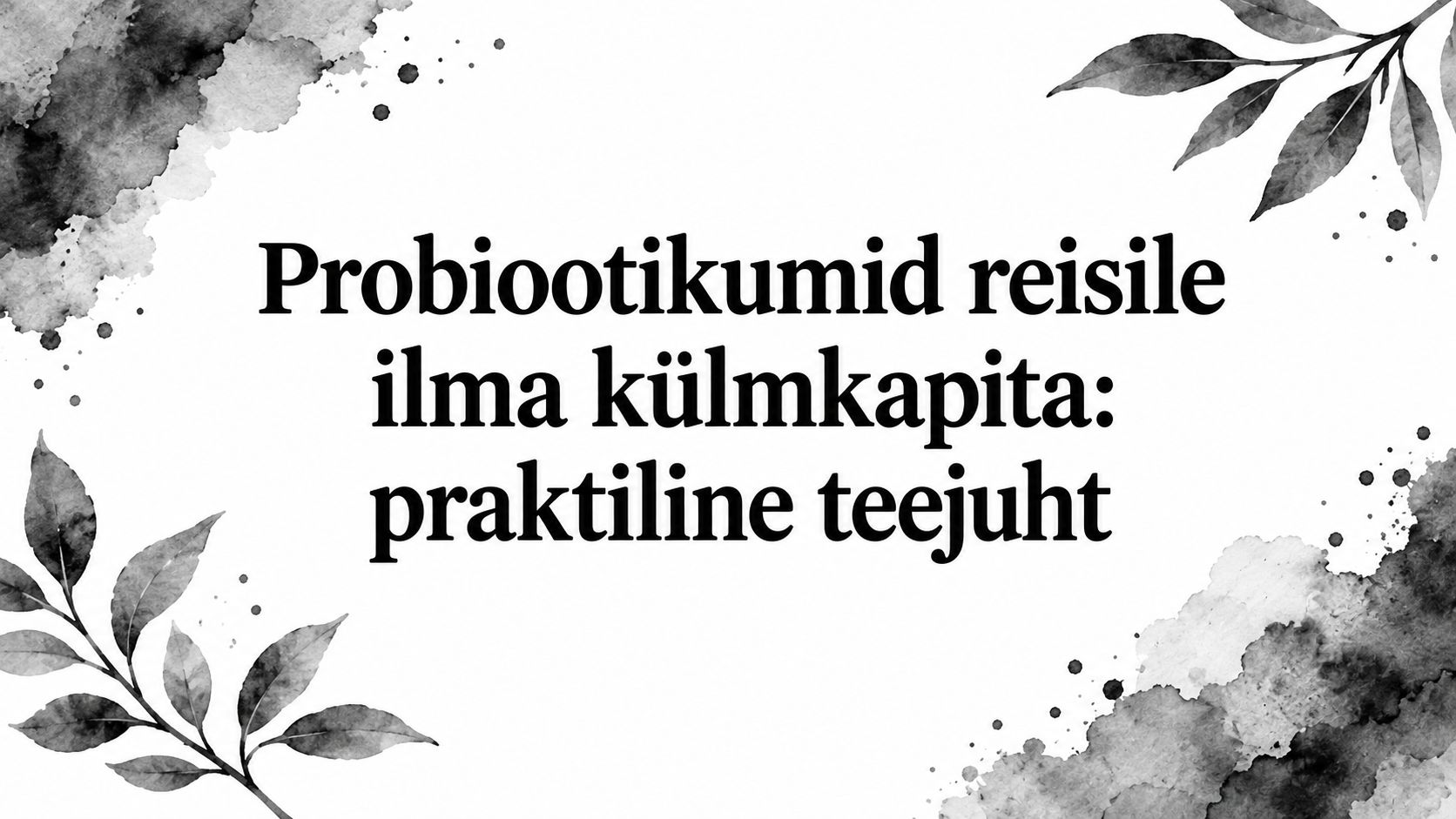 Lend on pikk, uni on katkendlik, kõht on juba lennujaamas kergelt pinges ja saabudes ootab ees kuumus, uus toit ning teistsugune joogivesi. Siis tekib sama küsi